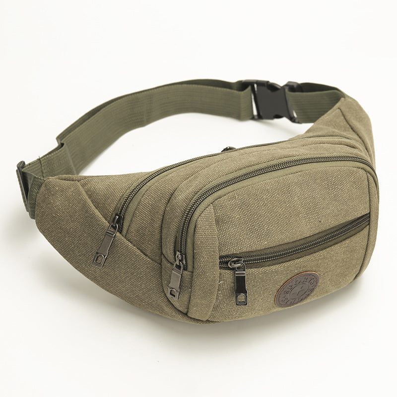 Wholesale Men's waist bag outdoor mountaineering cycling climbing mobile phone bag crossbody chest bag